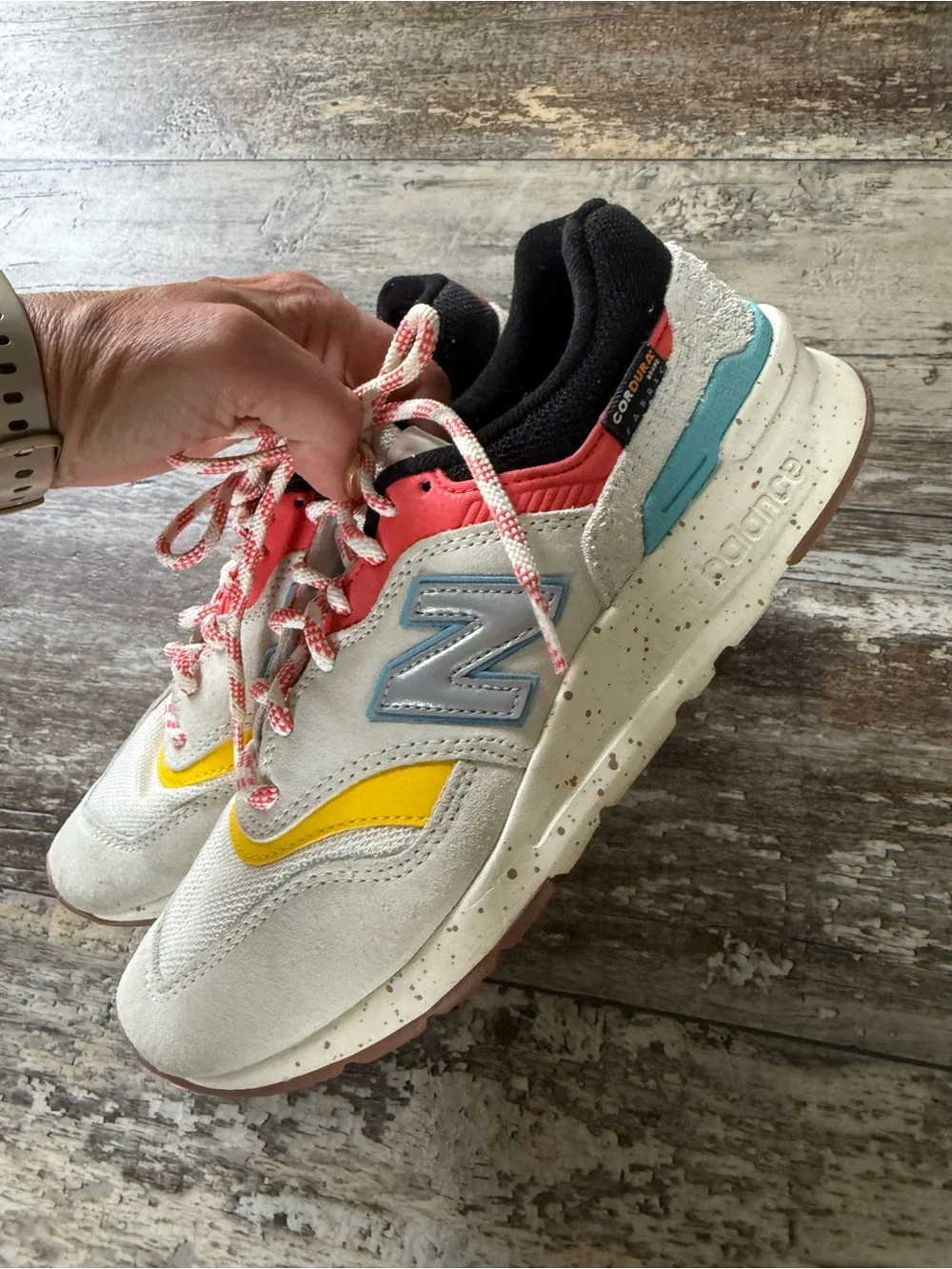 New Balance 997H sneakers cordura yellow blue red multi